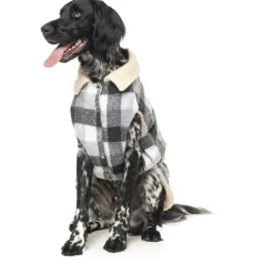 Fuzzyard The Lumberjack Grijs&Wit - Hondenkleding