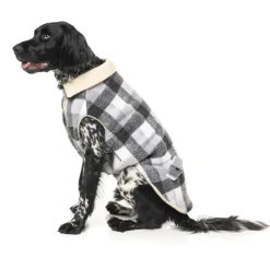 Fuzzyard The Lumberjack Grijs&Wit - Hondenkleding