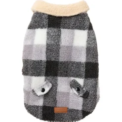 Fuzzyard The Lumberjack Grijs&Wit - Hondenkleding