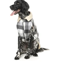 Fuzzyard The Lumberjack Grijs&Wit - Hondenkleding