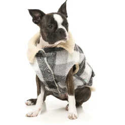 Fuzzyard The Lumberjack Grijs&Wit - Hondenkleding