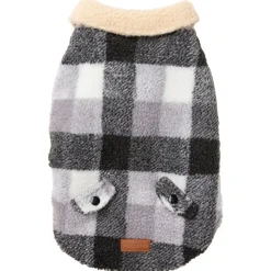 Fuzzyard The Lumberjack Grijs&Wit - Hondenkleding