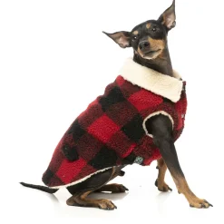 Fuzzyard The Lumberjack Rood&Zwart - Hondenkleding