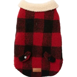 Fuzzyard The Lumberjack Rood&Zwart - Hondenkleding