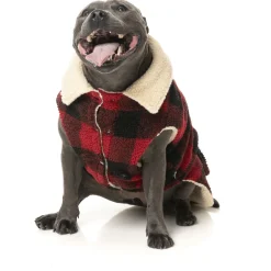 Fuzzyard The Lumberjack Rood&Zwart - Hondenkleding