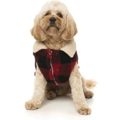 Fuzzyard The Lumberjack Rood&Zwart - Hondenkleding