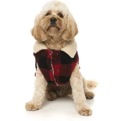 Fuzzyard The Lumberjack Rood&Zwart - Hondenkleding