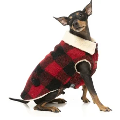 Fuzzyard The Lumberjack Rood&Zwart - Hondenkleding