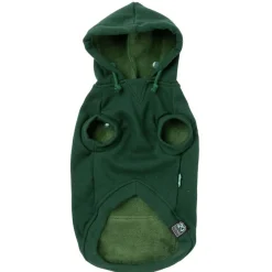 Fuzzyard Treats Hoodie Donkergroen - Hondenkleding