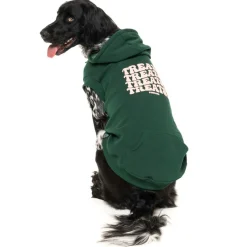 Fuzzyard Treats Hoodie Donkergroen - Hondenkleding