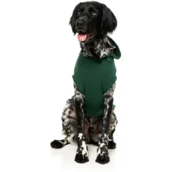 Fuzzyard Treats Hoodie Donkergroen - Hondenkleding