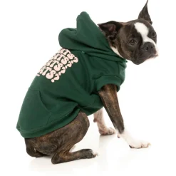 Fuzzyard Treats Hoodie Donkergroen - Hondenkleding