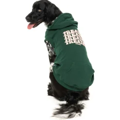 Fuzzyard Treats Hoodie Donkergroen - Hondenkleding