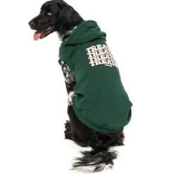 Fuzzyard Treats Hoodie Donkergroen - Hondenkleding