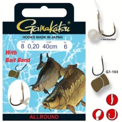 Gamakatsu Booklet Baitband G1-103 #12-0.16mm 40cm - Vishaak -