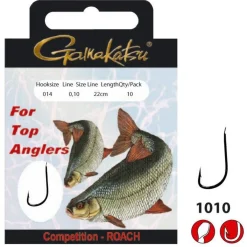 Gamakatsu Booklet Roach 1010r #18-0.10mm 22cm - Vishaak -