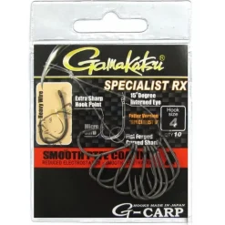 Gamakatsu G-Carp Specialist Rx Hooks #4 - Vishaak -