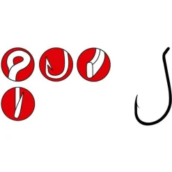 Gamakatsu Ls-5314n Hooks Nickel #10 - Vishaak -