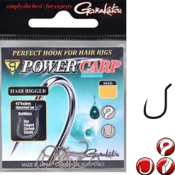 Gamakatsu Powercarp Hair Rigger Eyed Barbless #16 - Vishaak -