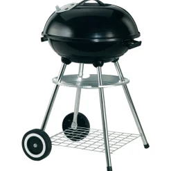 Garden Grill Kogelgrill Rond - Barbecue - 47 cm Zwart Chroom