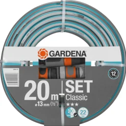 Gardena Classic Slang 13 Mm (1/2 Inch) Set Met Aansluitstukken - Slang - 20 m