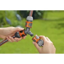 Gardena 3-Wegstuk - Slangkoppeling -