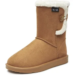 Gevavi Dameslaars Neva 03 Gevoerd Camel - Laarzen