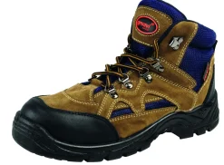 Gevavi Safety Werkschoen Worker S1p Bruin&Blauw - Werkschoenen