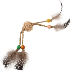 Gigwi Catch And Scratch Eco Line With Rattle Wood - Kattenspeelgoed - 31 cm