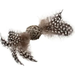 Gigwi Catch And Scratch Eco Line With Rattle Wood - Kattenspeelgoed - 130x40x175 mm