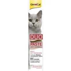 Gimcat Anti-Hairball Duo-Pasta - Kattensnack - Kip Malt 50 g Multi-Vitamine