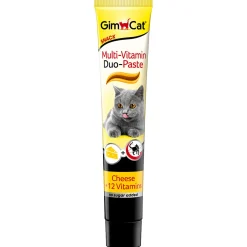 Gimcat Duo-Pasta Kaas Met 12 Vitamines - Kattensnack - Kaas 50 g Multi-Vitamine