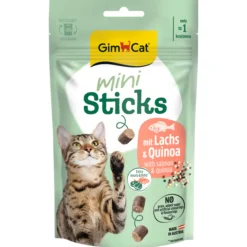 Gimcat Mini Sticks - Kattensnack - Zalm Quinoa 50 g