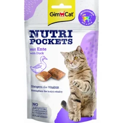Gimcat Nutri Pockets - Kattensnack - Eend 60 g