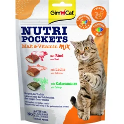 Gimcat Nutri Pockets - Kattensnack - Malt 150 g