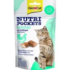 Gimcat Nutri Pockets - Kattensnack - Denta Gevogelte 60 g