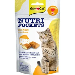 Gimcat Nutri Pockets - Kattensnack - Kaas Taurine 60 g