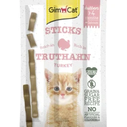 Gimcat Sticks Kitten - Kattensnack - Kalkoen 3 stuks