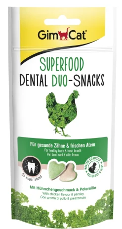 Gimcat Superfood Dental Duo-Snacks - Kattensnack - 40 g