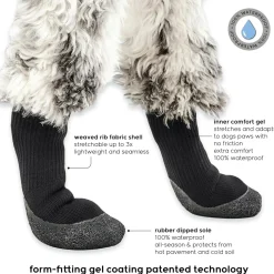 Goo-Eez Hondenschoenen All Terrain Lites - Hondenpootverzorging - 4.5 cm Zwart S