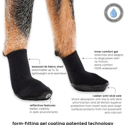 Goo-Eez Hondenschoenen All Terrain Ultras - Hondenpootverzorging - 5.5 cm Zwart M