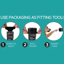 Goo-Eez Hondenschoenen All Terrain Ultras - Hondenpootverzorging - 5.5 cm Zwart M