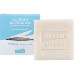 Greenfields All-In-One Shampoo Bar - Hondenvachtverzorging - 6x6x2 cm