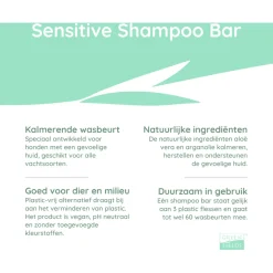 Greenfields Sensitive Shampoo Bar - Hondenvachtverzorging - 6x6x2 cm