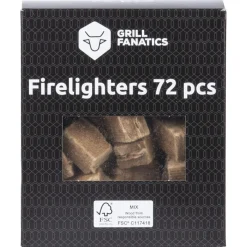 Grill Fanatics Aanmaakblokjes Bruin - Barbecue - 72 stuks