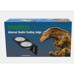 Habistat Dubbel Voerbakje Voor Boombewoners - Terraium - 1 stuk