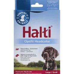 Halti Optifit Headcollar Zwart - Hondenopvoeding