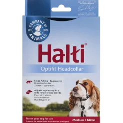 Halti Optifit Headcollar Zwart - Hondenopvoeding
