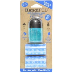 Handipod Gel Navulling - Hondenpoepzakjes - Zwart Blauw 2x20 stuks Desinfectie Gel