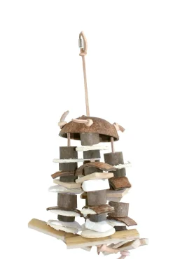 Happy Pet Vogelspeelgoed Kokos Cluster - Vogelspeelgoed - 43x17x17 cm